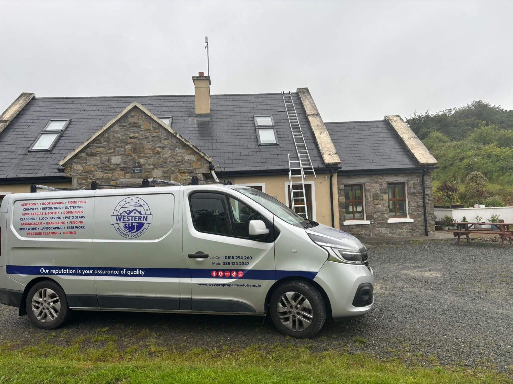 roofers at a house